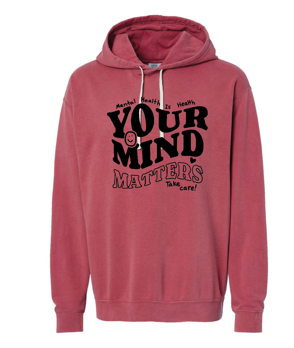 EWCS - Comfort Colors Hoodie - Mental Health is Health
