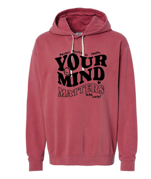 EWCS - Comfort Colors Hoodie - Mental Health is Health