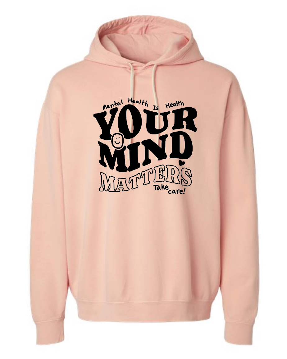 EWCS - Comfort Colors Hoodie - Mental Health is Health