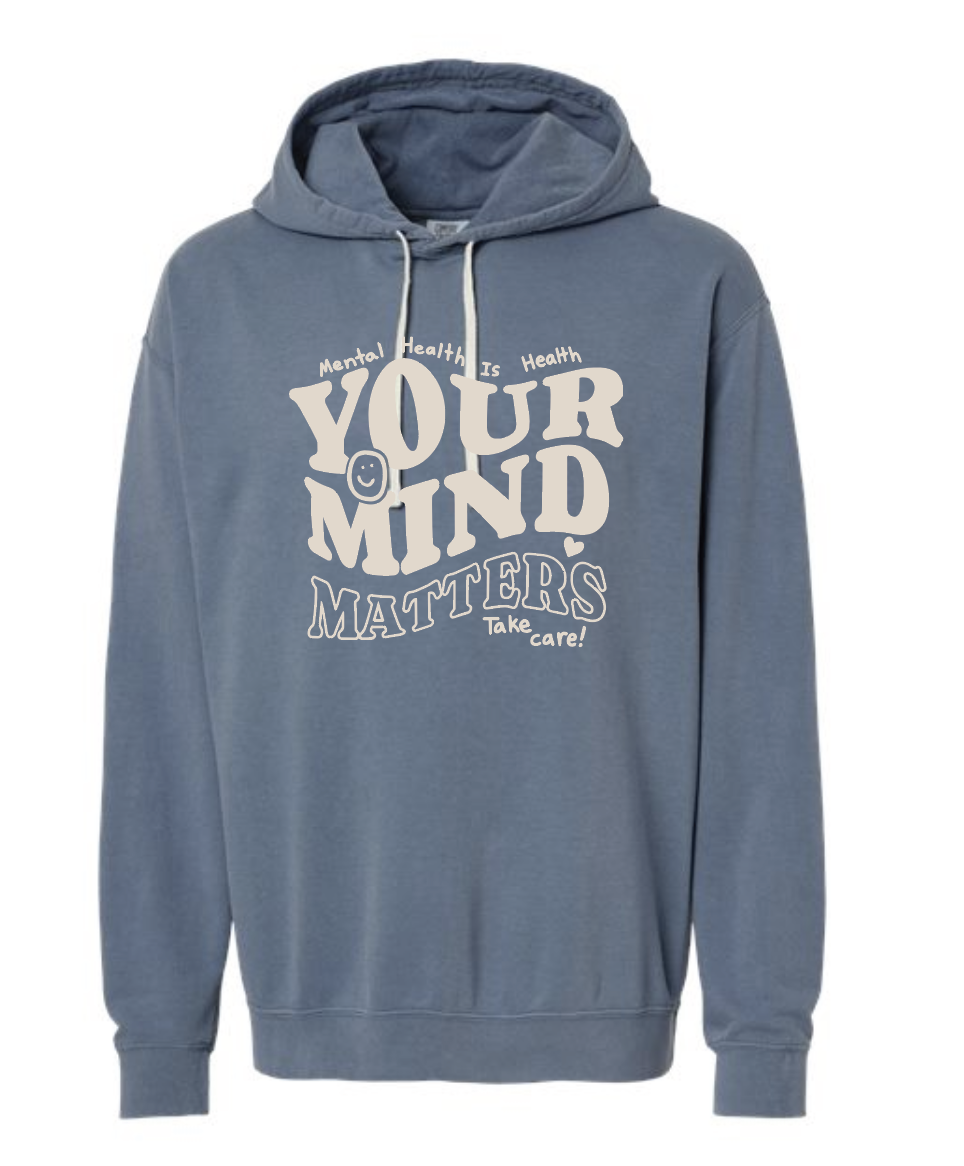EWCS - Comfort Colors Hoodie - Mental Health is Health