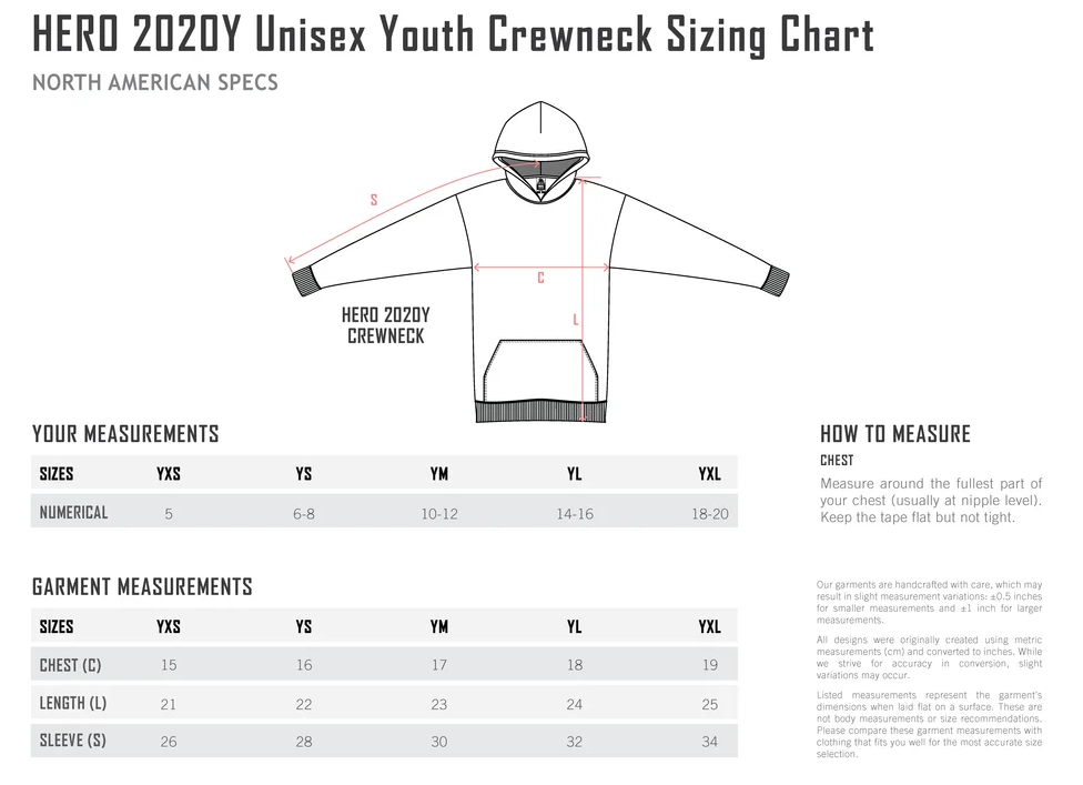 Just Like Hero Hoodie - Youth Sizes - LYNX Varsity