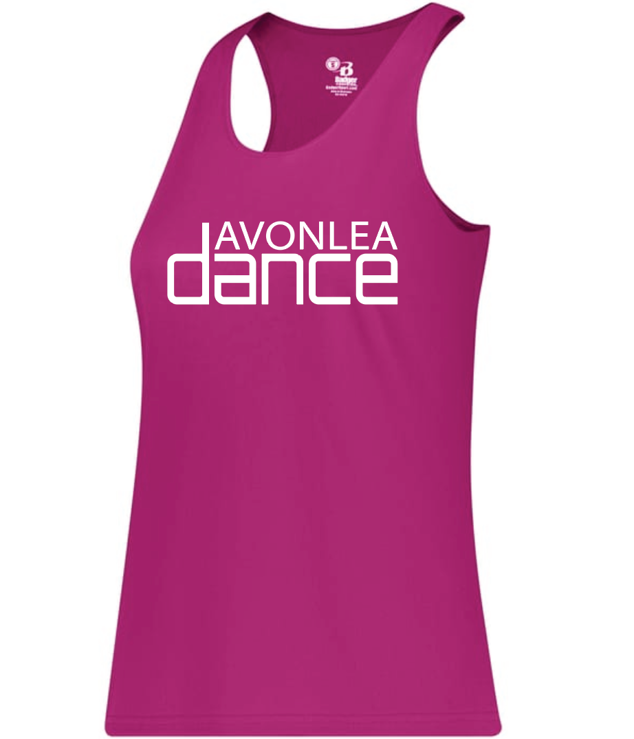 B-core Racerback tank - Avonlea Dance - Logo No Dancer
