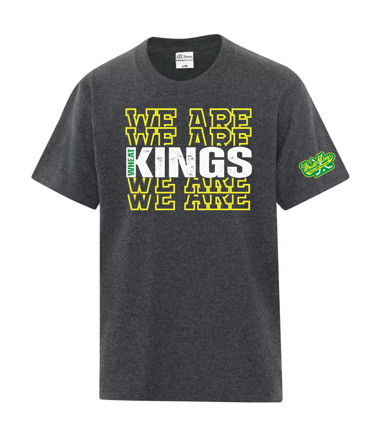 Wheat Kings Graphic Tee - Youth and adult -  WE ARE ( Black or Grey)