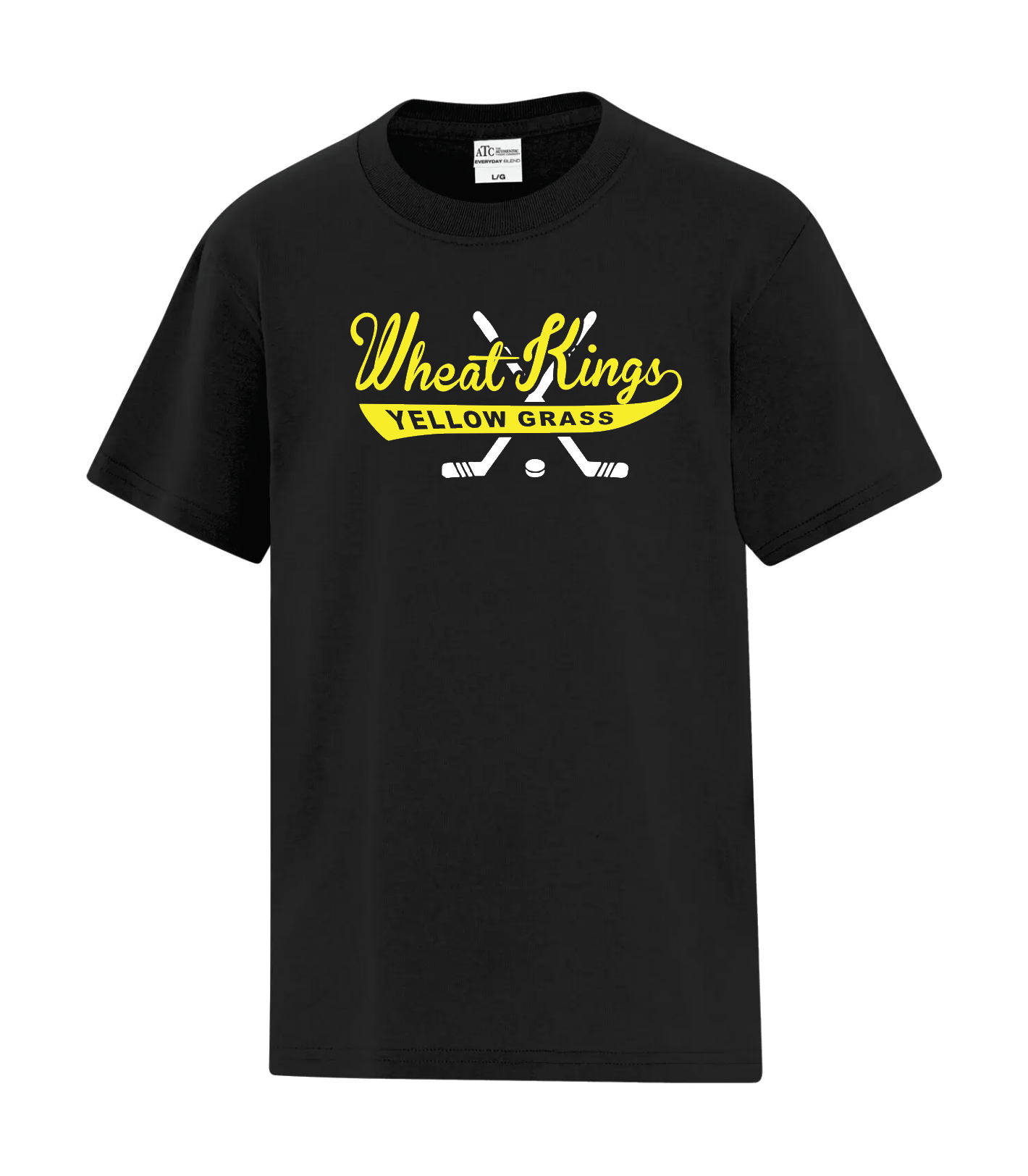 Wheat Kings Graphic Tee - Youth and adult -  Font only ( Black or Grey)