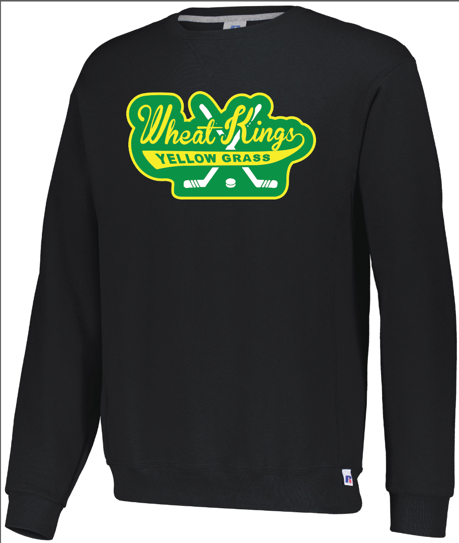 Wheat Kings- Russell Crew Neck - " Logo " Adult