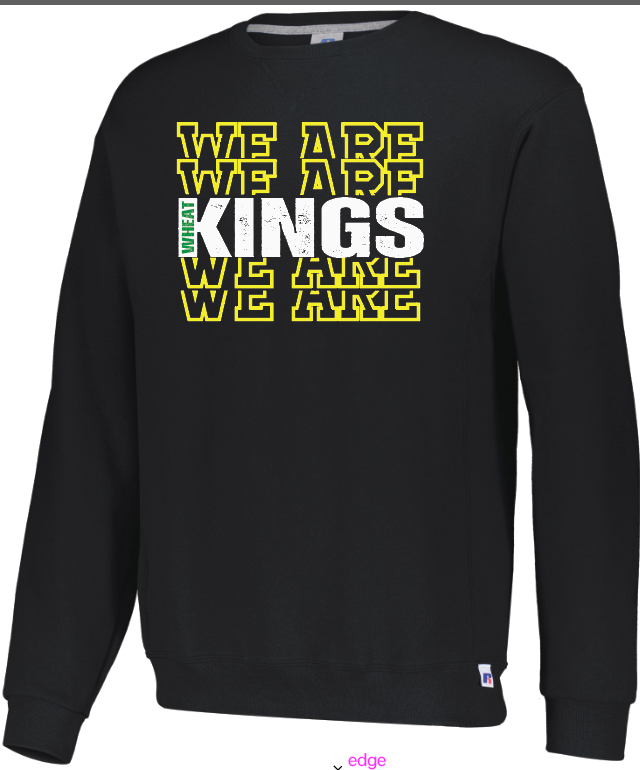 Wheat Kings- Russell Crew Neck - " We are " Adult