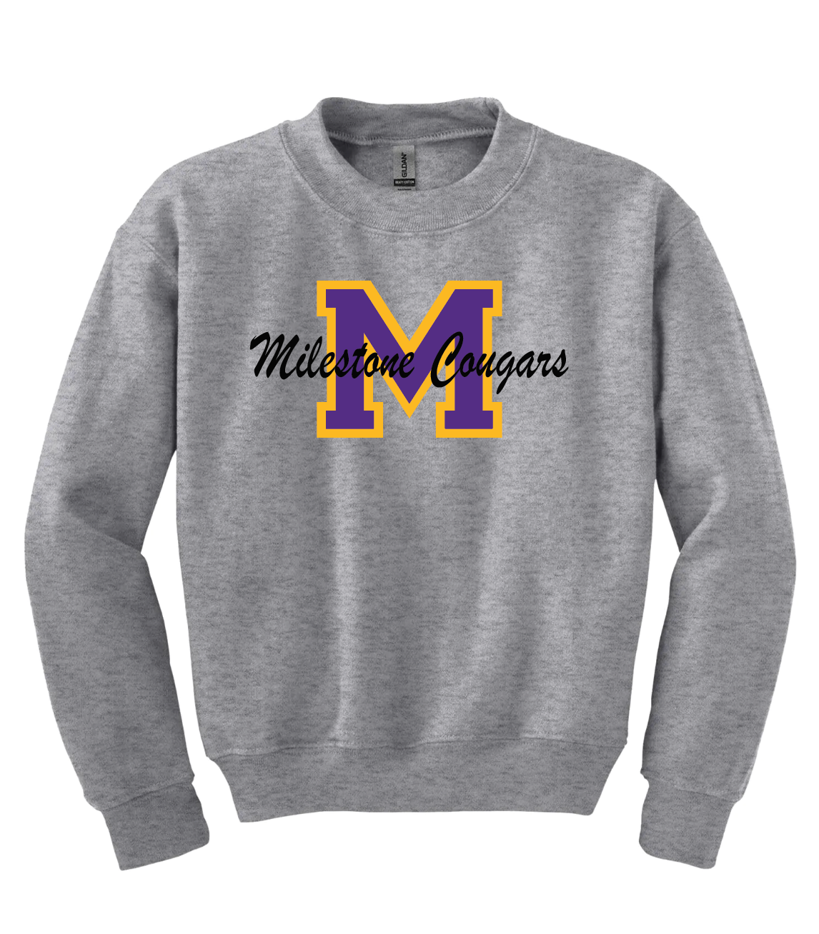 Cougars Store - Youth Crew Neck - Big M graphic