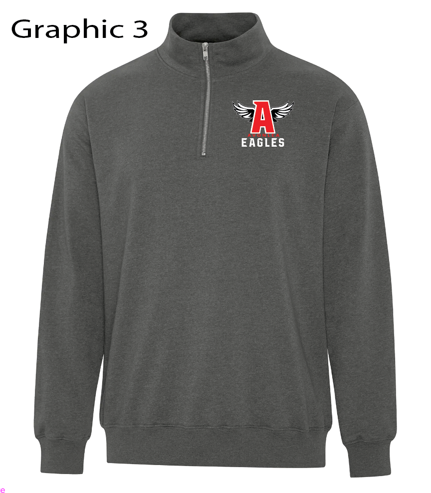 Avonlea STAFF ONLY - Quarter Zip ( 4 graphic options)