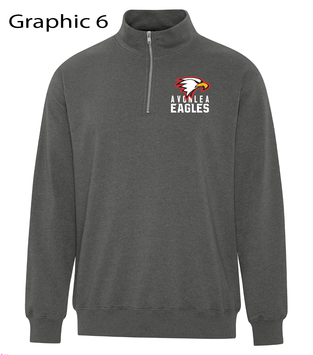 Avonlea STAFF ONLY - Quarter Zip ( 4 graphic options)