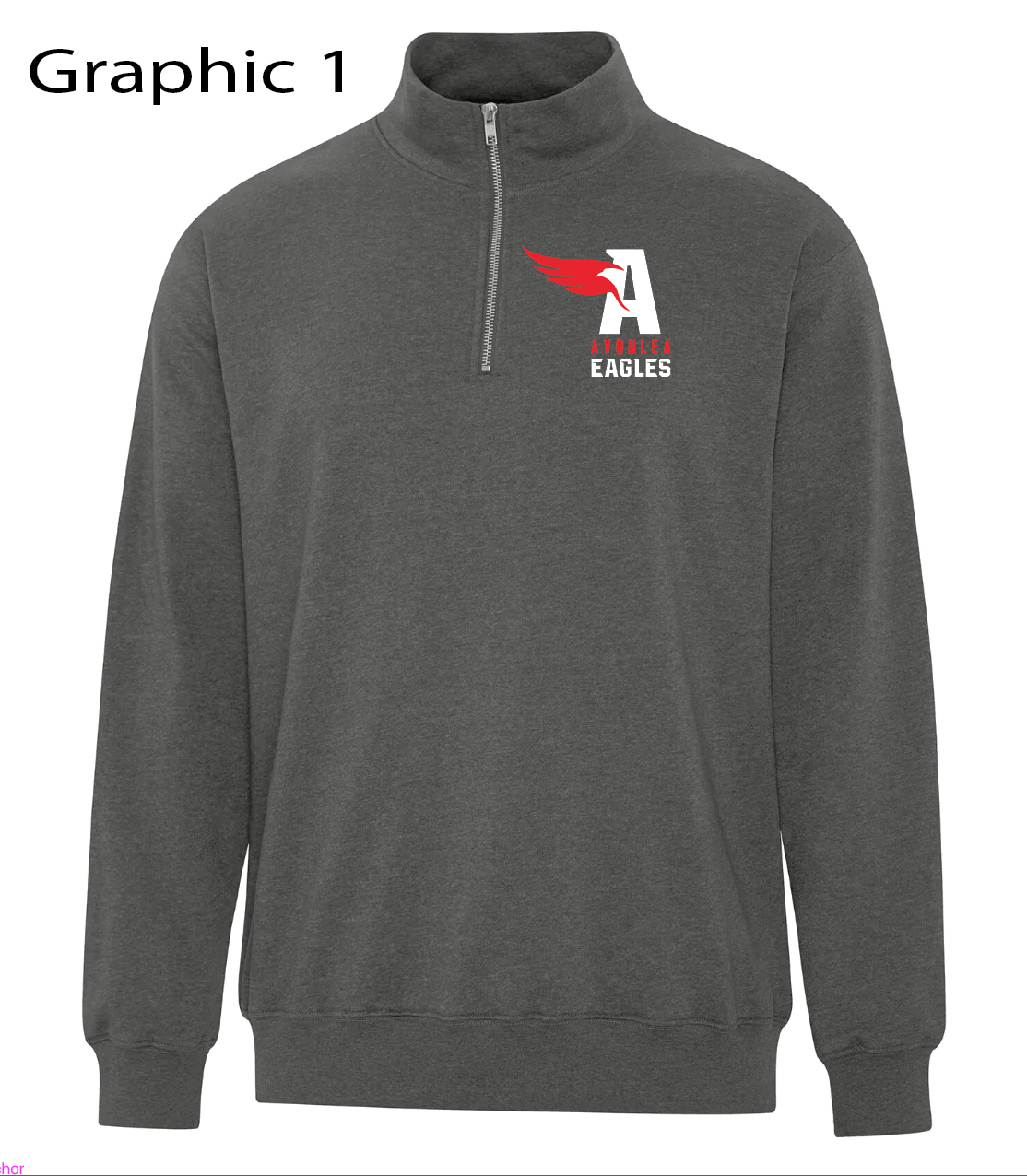Avonlea STAFF ONLY - Quarter Zip ( 4 graphic options)