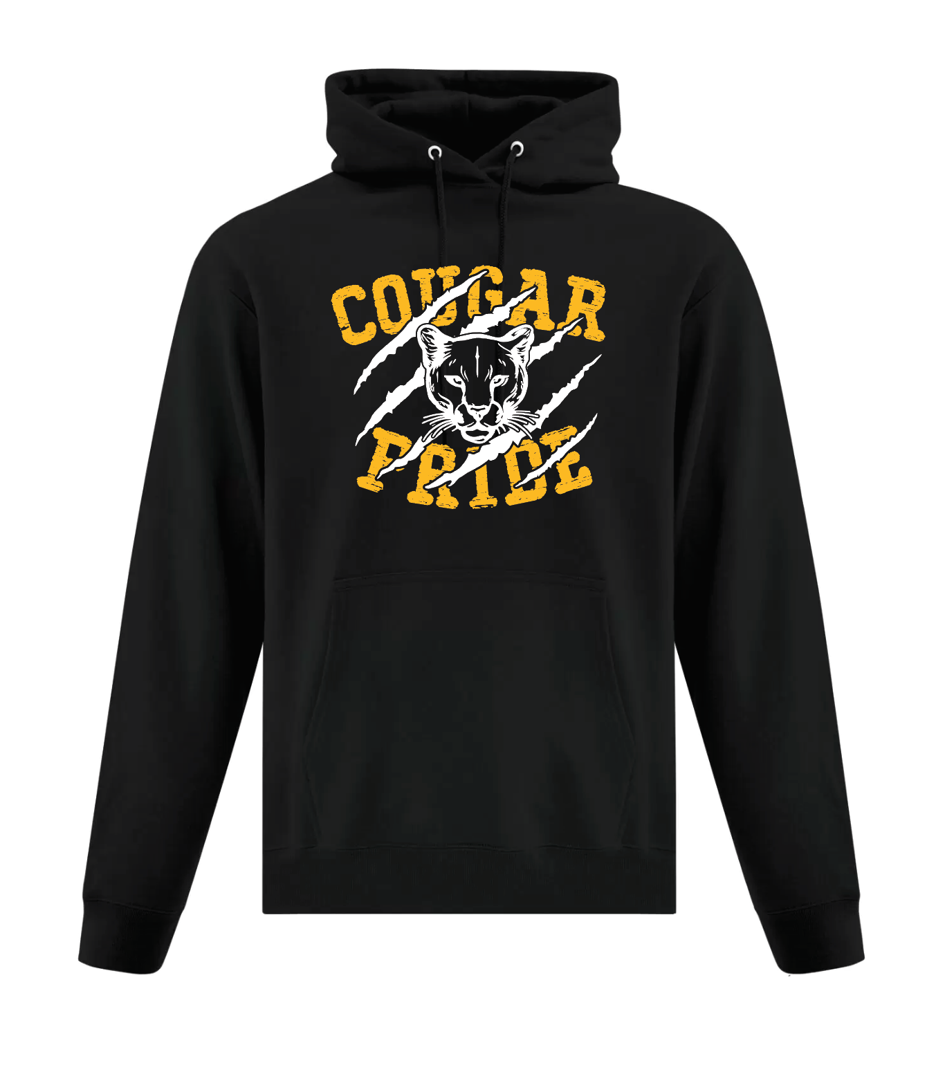 Cougars Store - ATC Hoodie - Cougar Pride with Cat ( Adult and Youth)