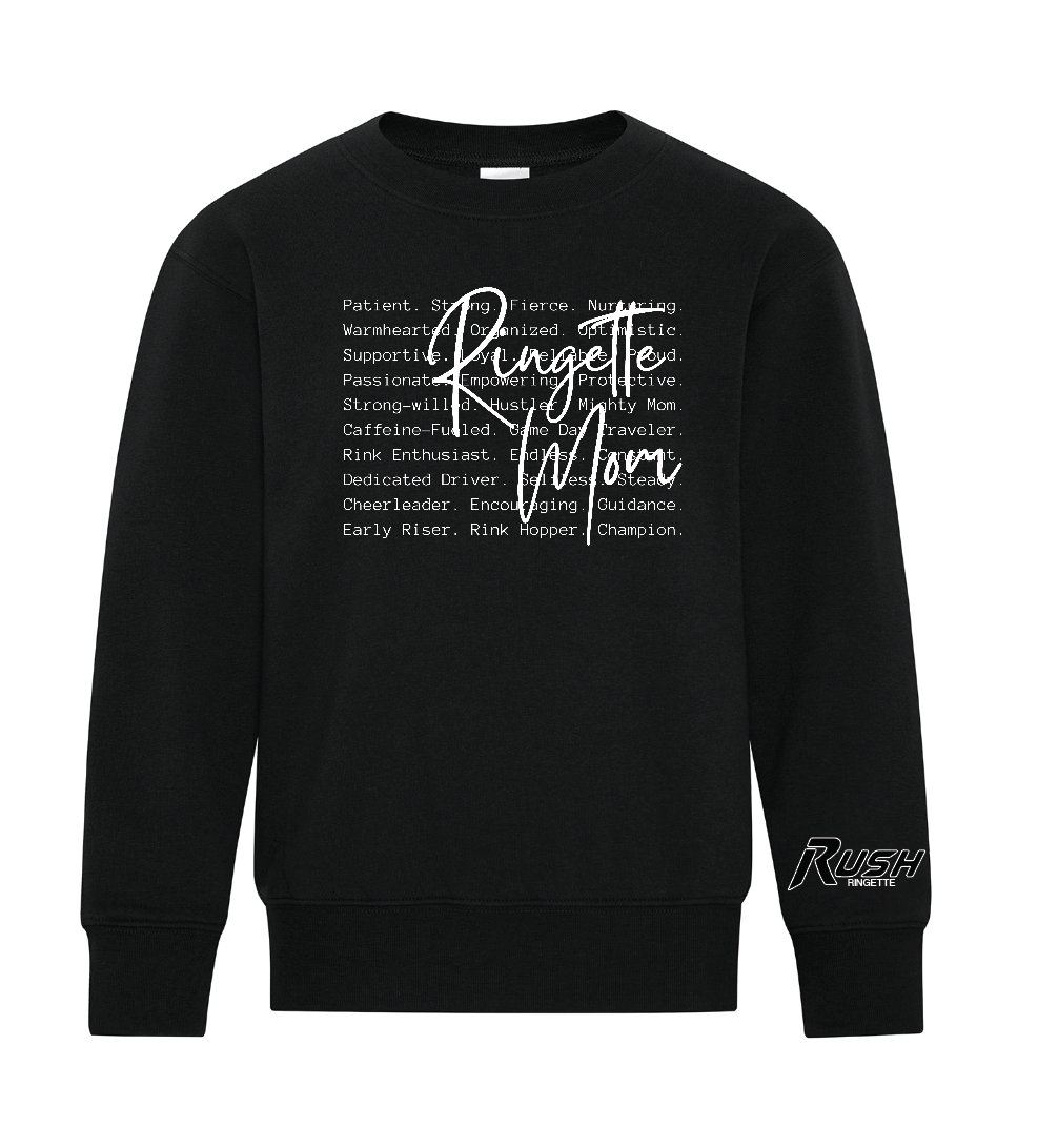 RUSH - Crewneck - Adult - Ringette Mom