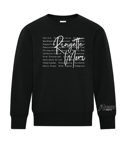 RUSH - Crewneck - Adult - Ringette Mom