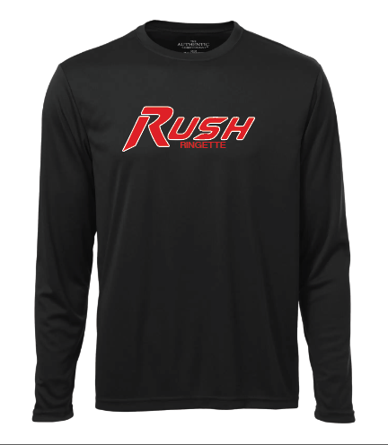 RUSH - Warm Up Shirt Long Sleeve- Youth and adult