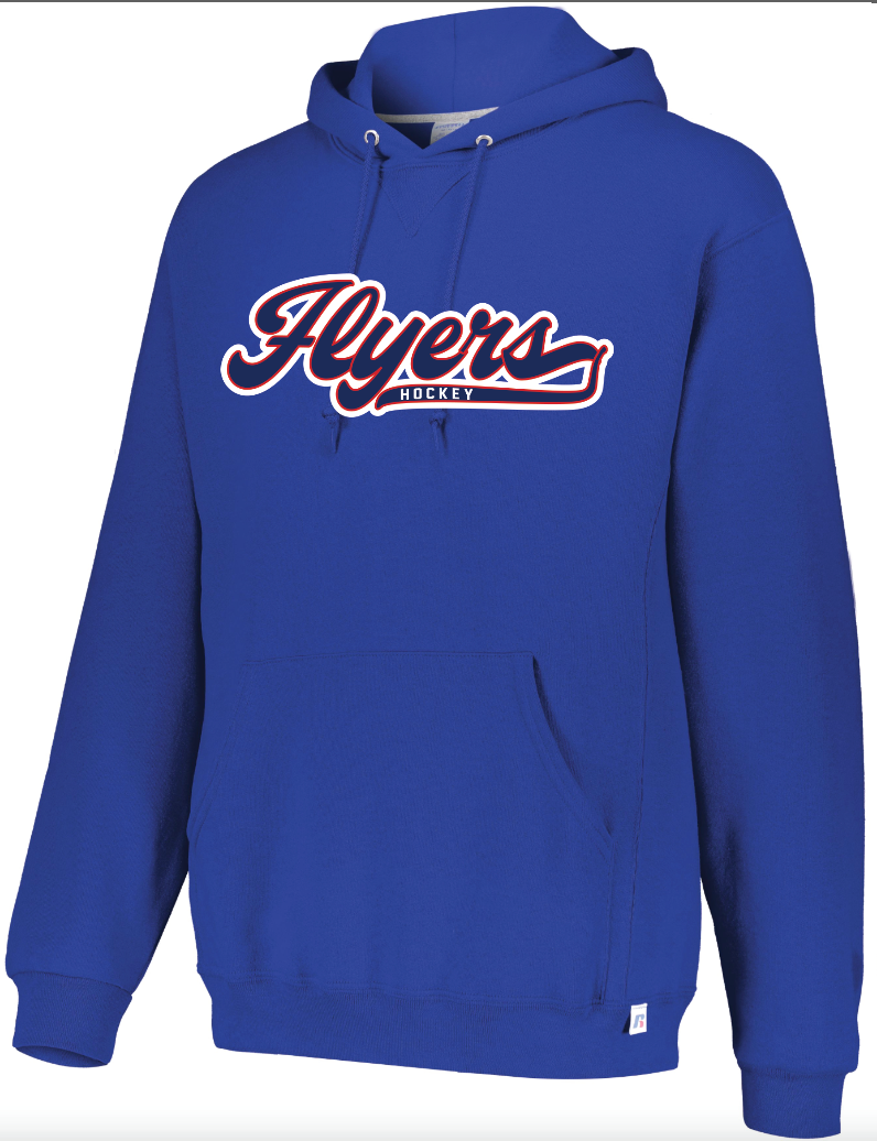 Russell Hoodie - Adult ( Black, Grey, Navy) Retro Swoop