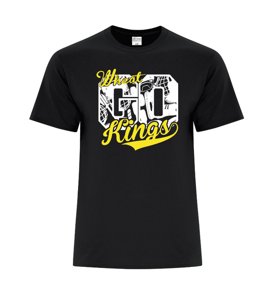 Wheat Kings Graphic Tee - Youth and adult -  "GO" ( Black,Grey,green)