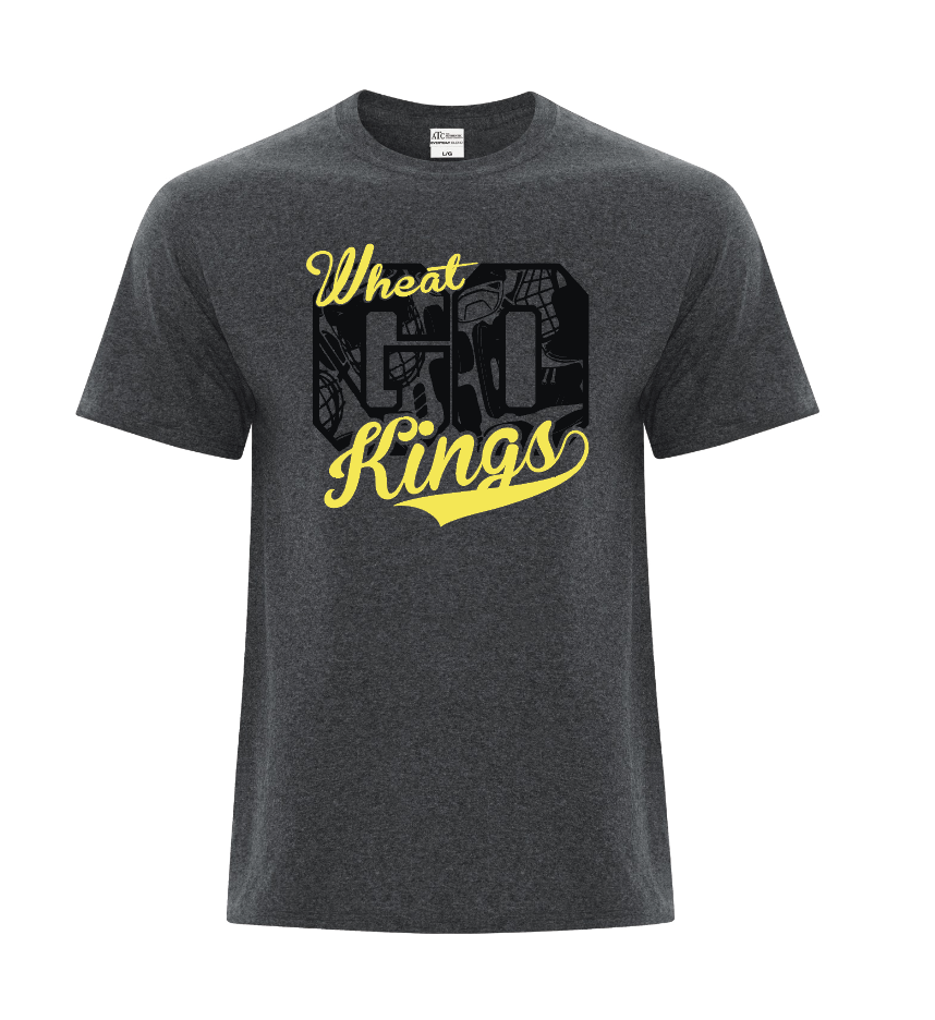 Wheat Kings Graphic Tee - Youth and adult -  "GO" ( Black,Grey,green)