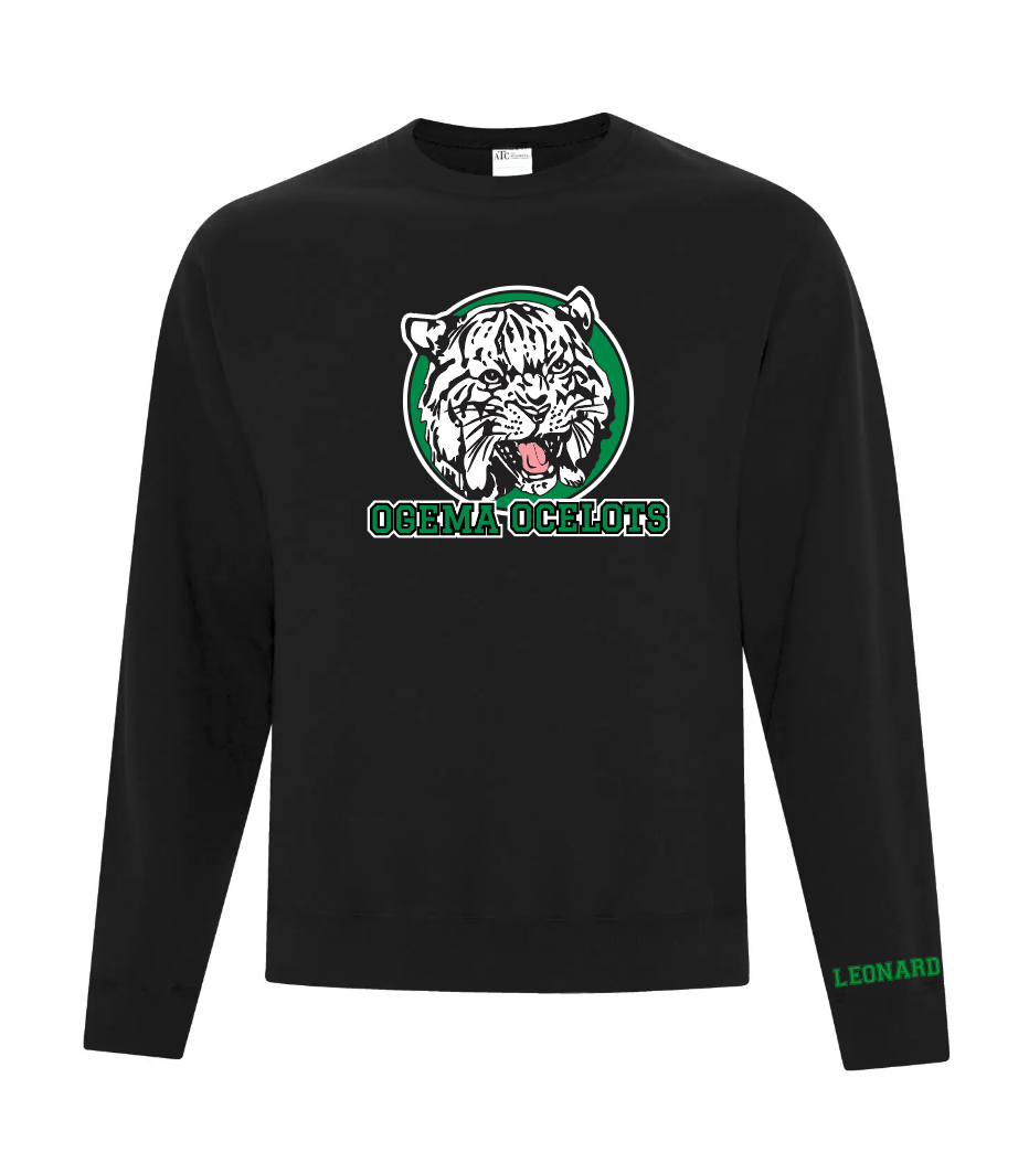 Ogema School - Crewneck - Retro Logo ( Adult and Youth)
