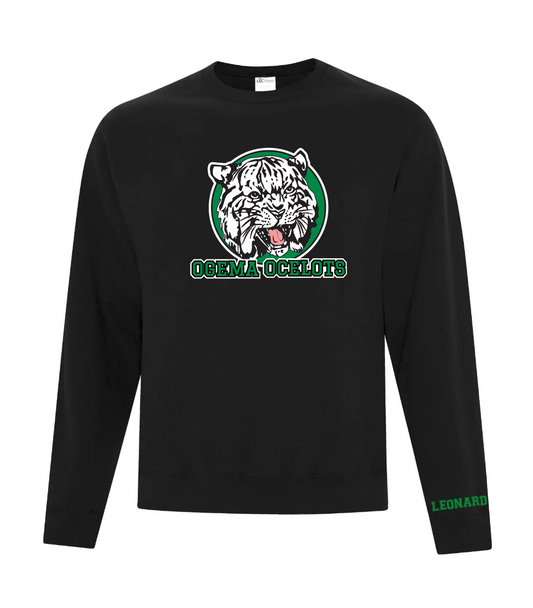 Ogema School - Crewneck - Retro Logo ( Adult and Youth)