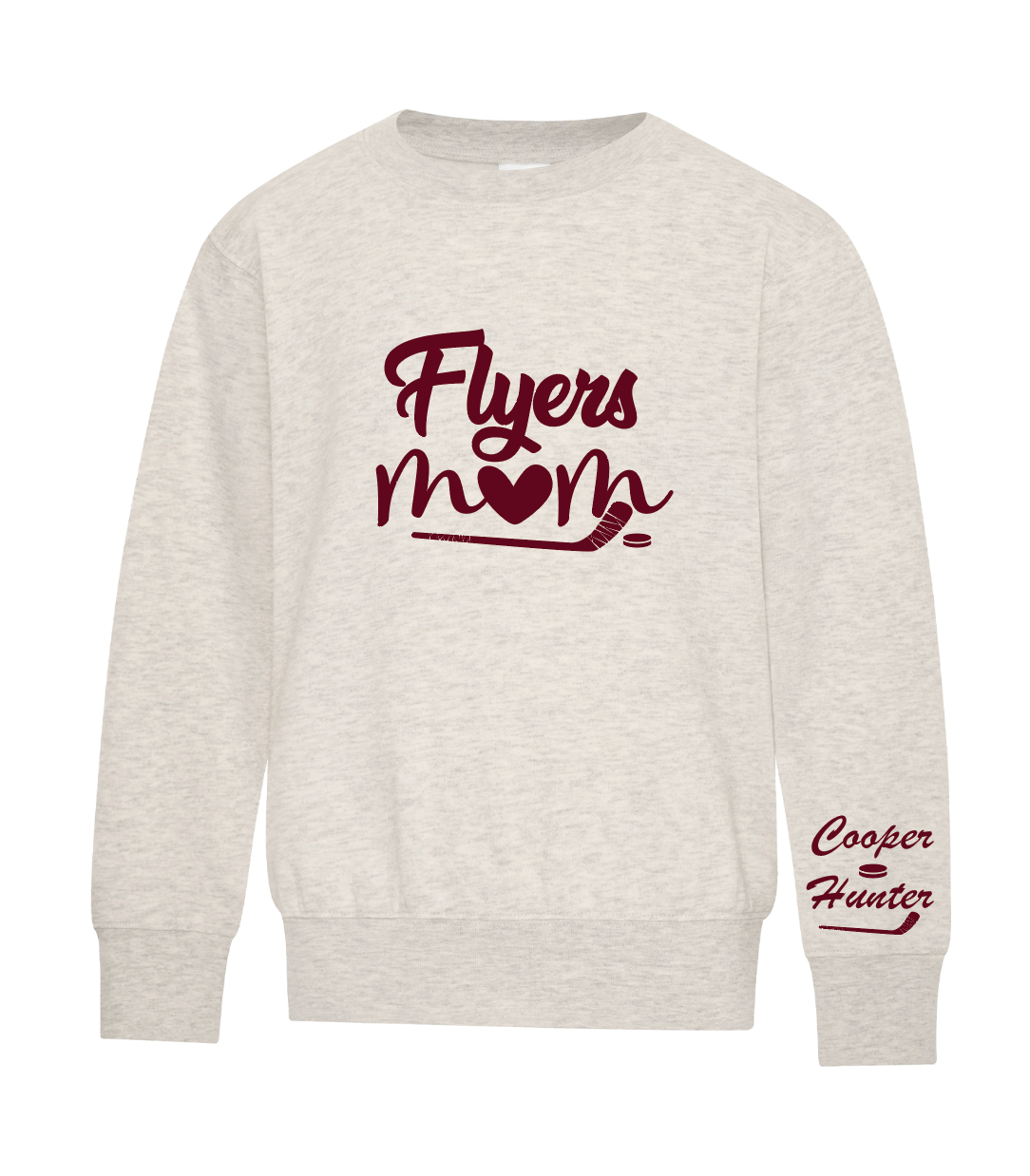 Bengough Hockey - ATC Crewneck - Flyers Mom