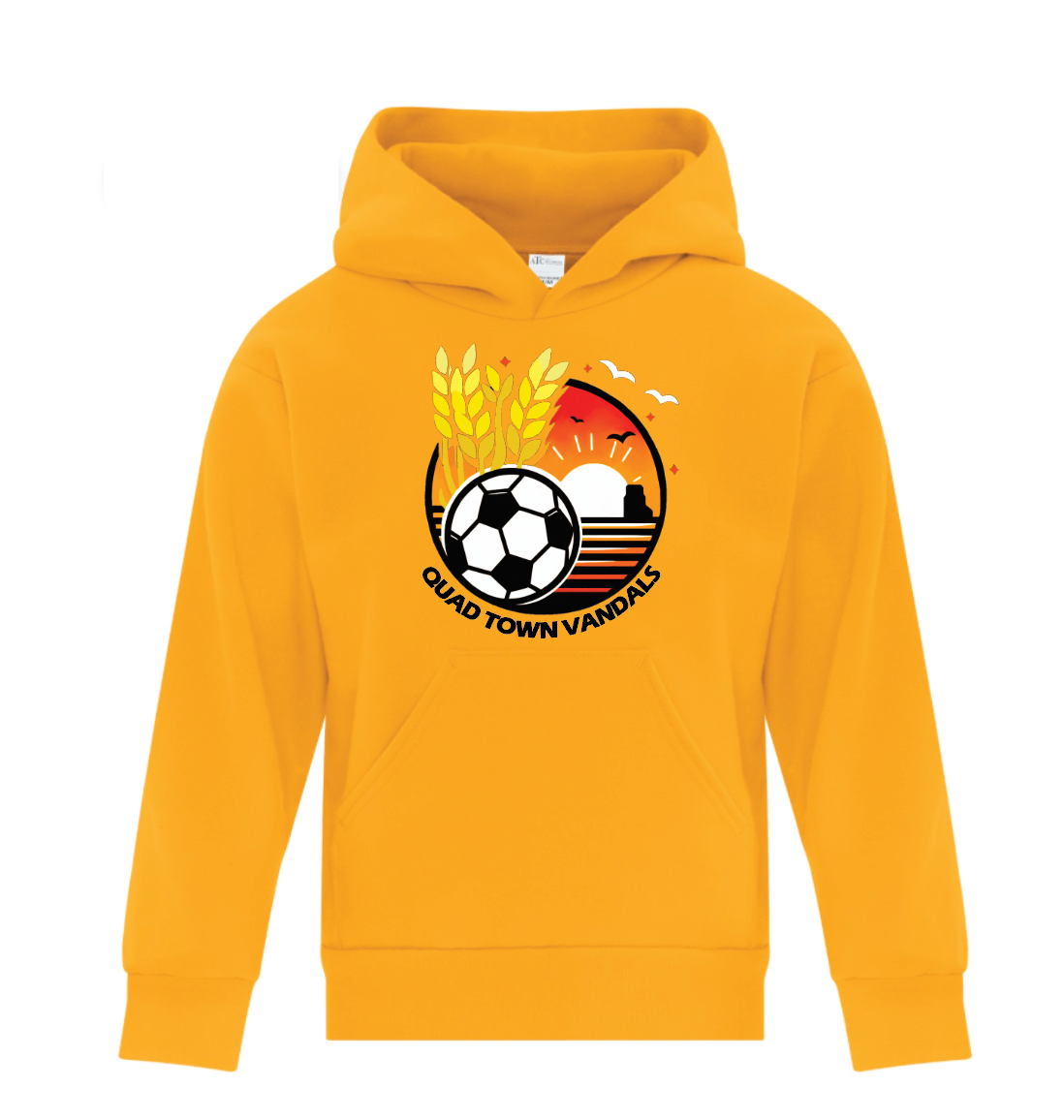 Quad Town Vandals - Club Hoodie ( 4 colors )