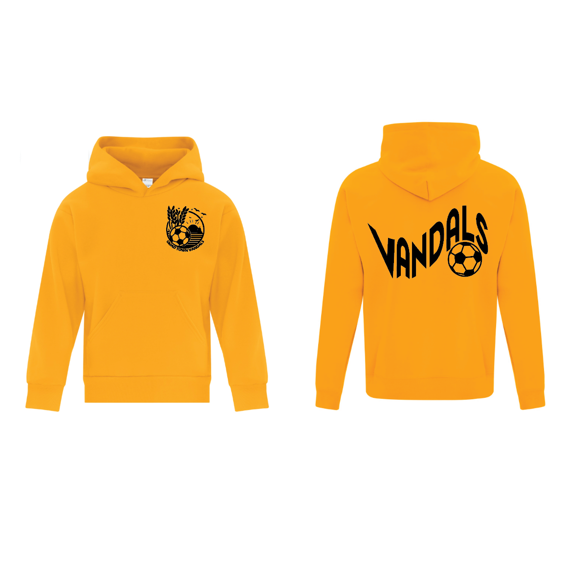 Quad Town Vandals - Wavy Hoodie ( 4 colors )