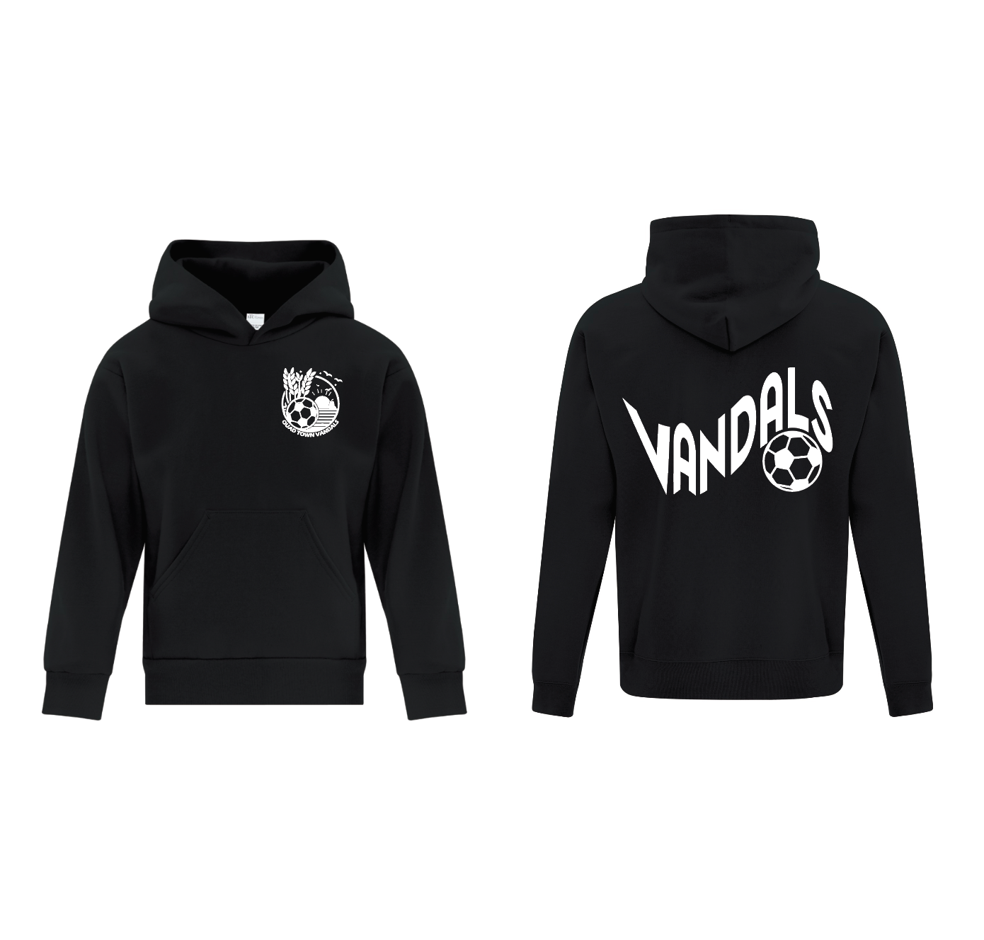 Quad Town Vandals - Wavy Hoodie ( 4 colors )