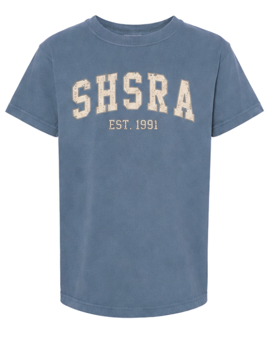 SHSRA - Vintage Heavy weight tee - Varsity Style ( Youth)