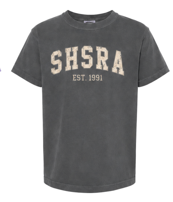 SHSRA - Vintage Heavy weight tee - Varsity Style ( Youth)