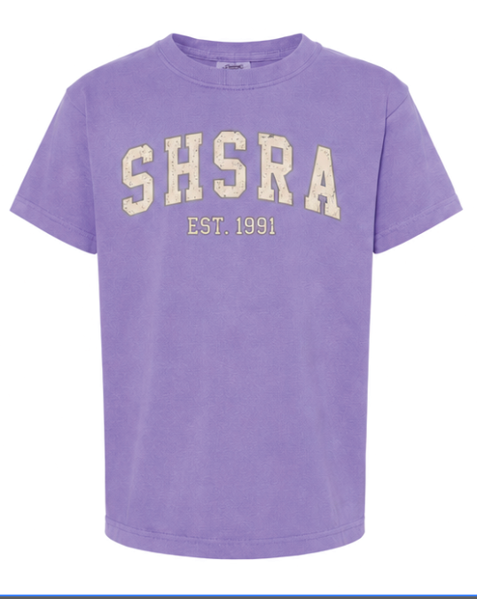 SHSRA - Vintage Heavy weight tee - Varsity Style ( Youth)