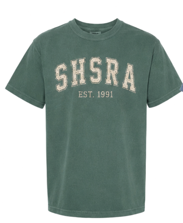 SHSRA - Vintage Heavy weight tee - Varsity Style ( adult)