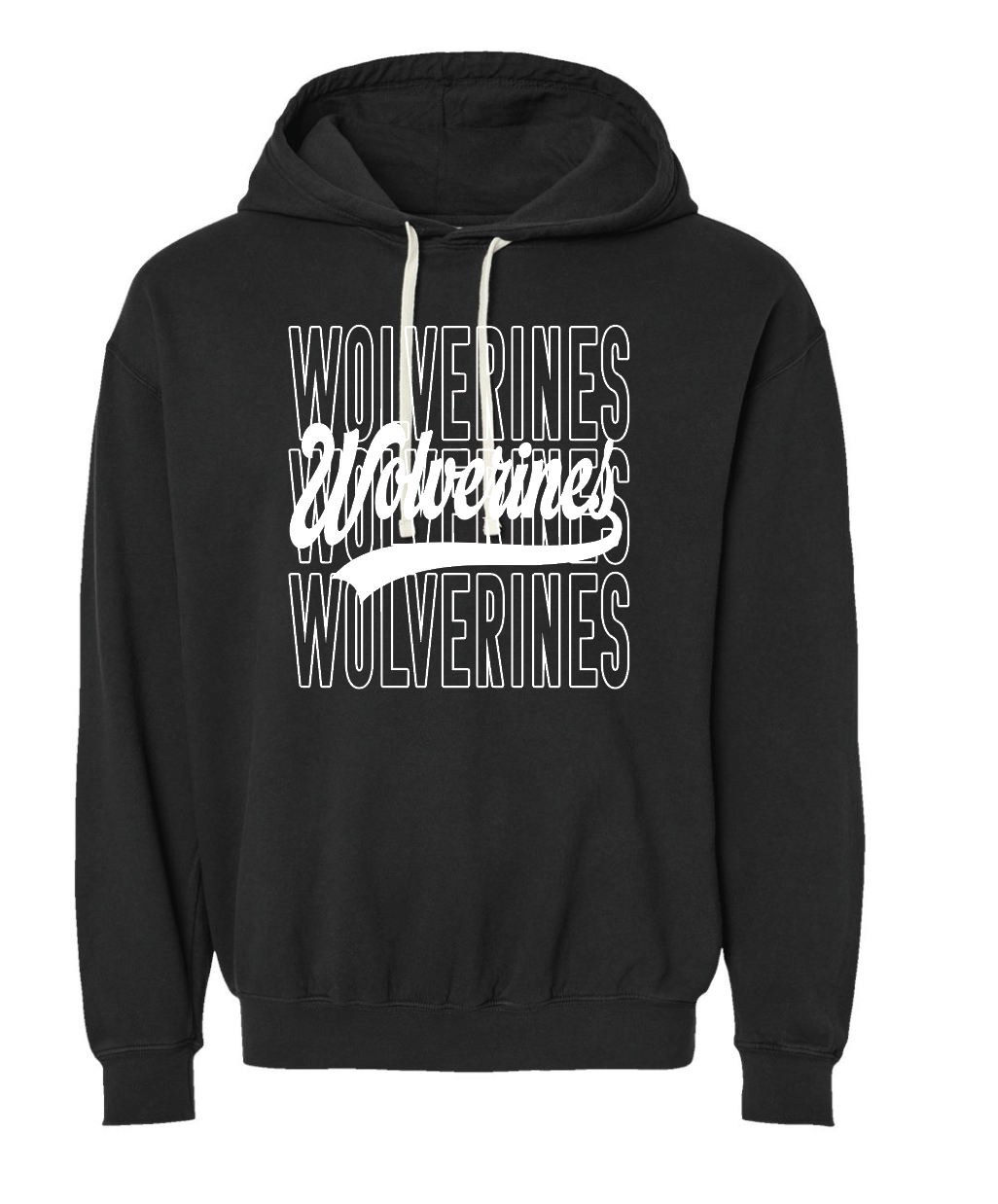 EWCS - Comfort Colors Hoodie - Wolverines Overlay