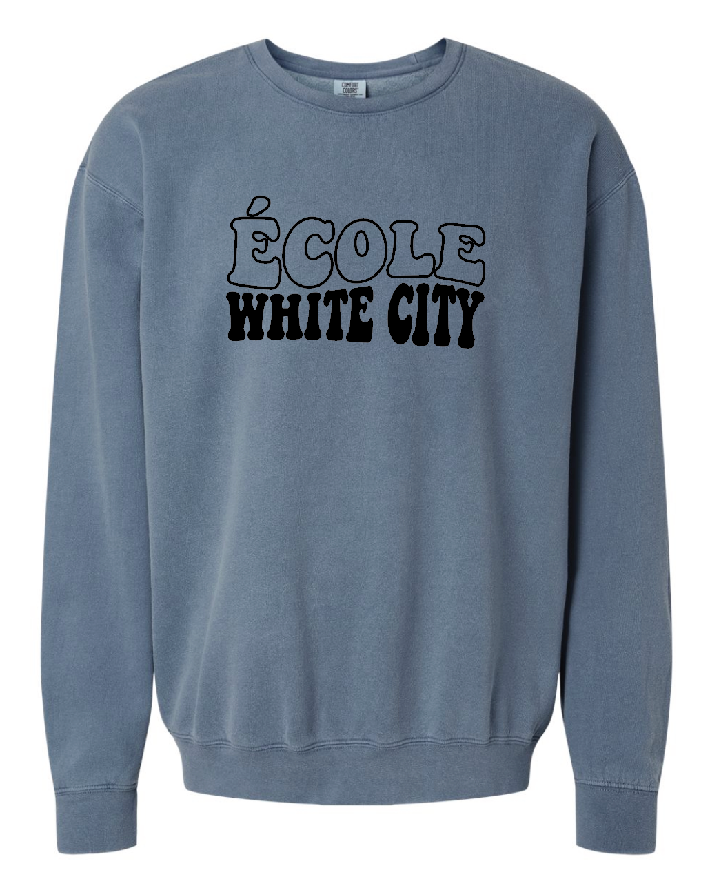 EWCS - Comfort Colors Crewneck - Wavy Bubbles (Adult Only)