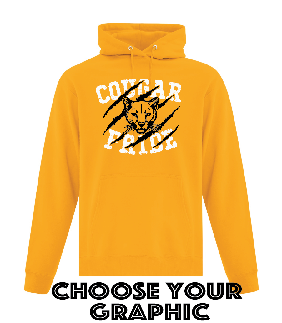 Cougars Store - Gold Hoodie - LIMITED CLEARANCE STOCK