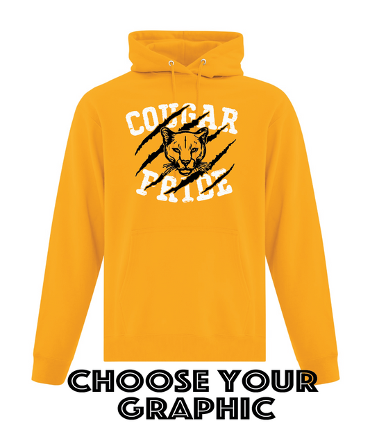 Cougars Store - Gold Hoodie - LIMITED CLEARANCE STOCK