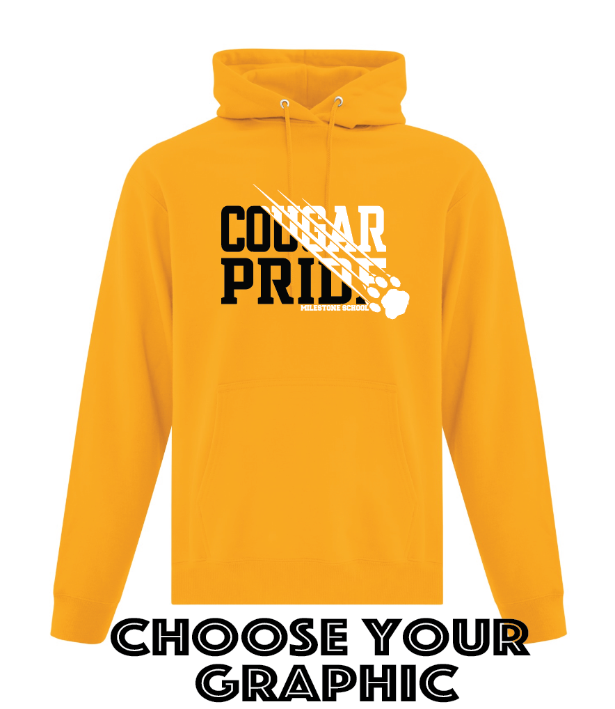 Cougars Store - Gold Hoodie - LIMITED CLEARANCE STOCK