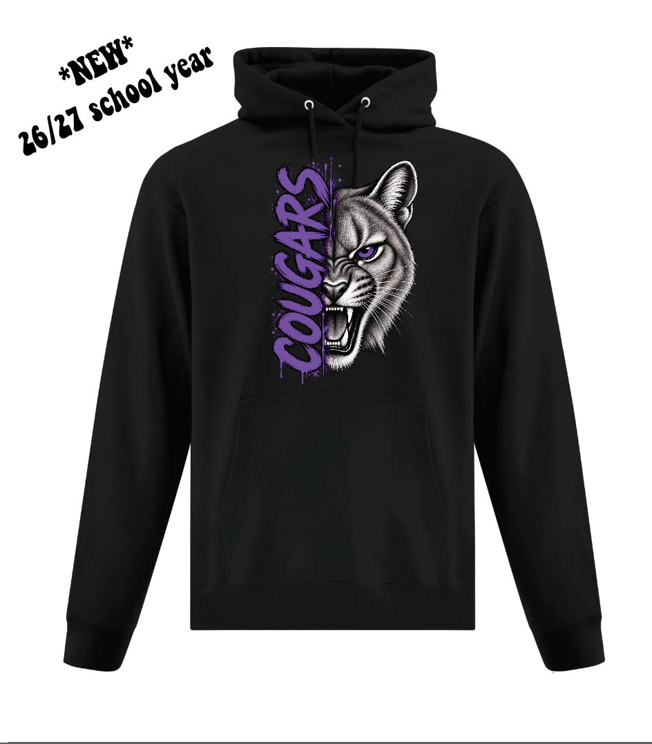 Cougars Store - ATC Hoodie - Bright Eyes Graphic ( Adult and Youth)
