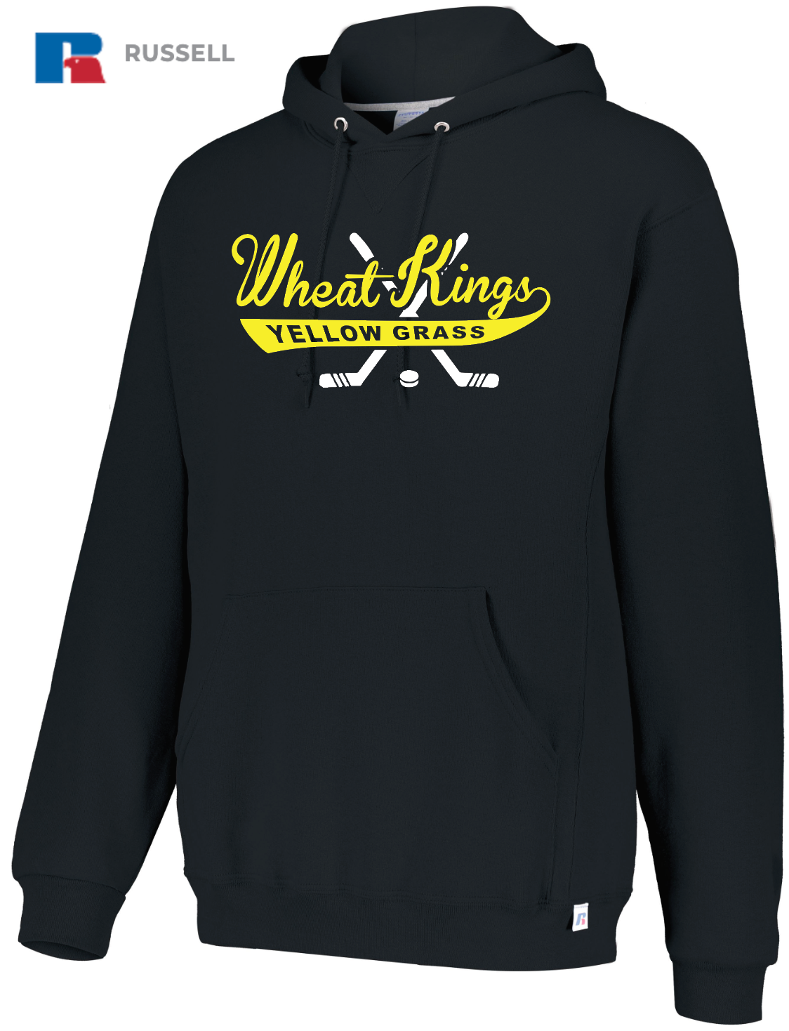 Wheat Kings - RUSSEL BRAND - " Font Only" Adult and Youth (Black or Grey)