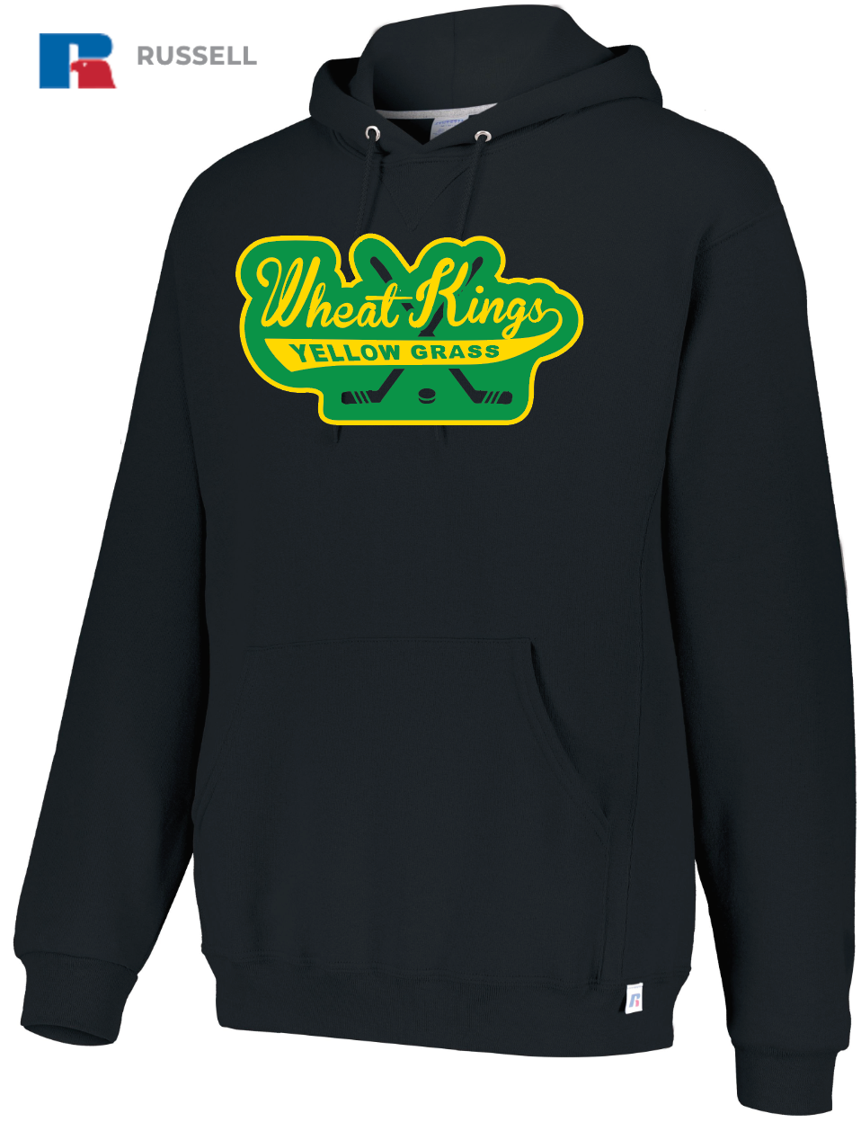 Wheat Kings - RUSSEL BRAND - " Logo" Adult and Youth (Black or Grey)