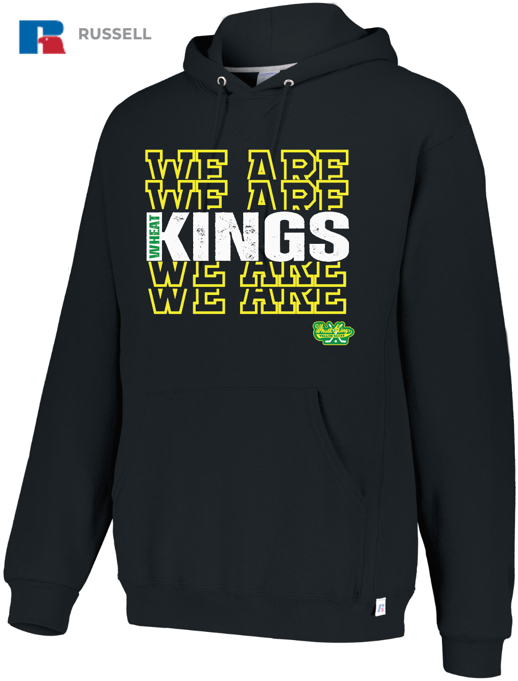 Wheat Kings - RUSSEL BRAND - " We are kings" Adult and Youth (Black or Grey)