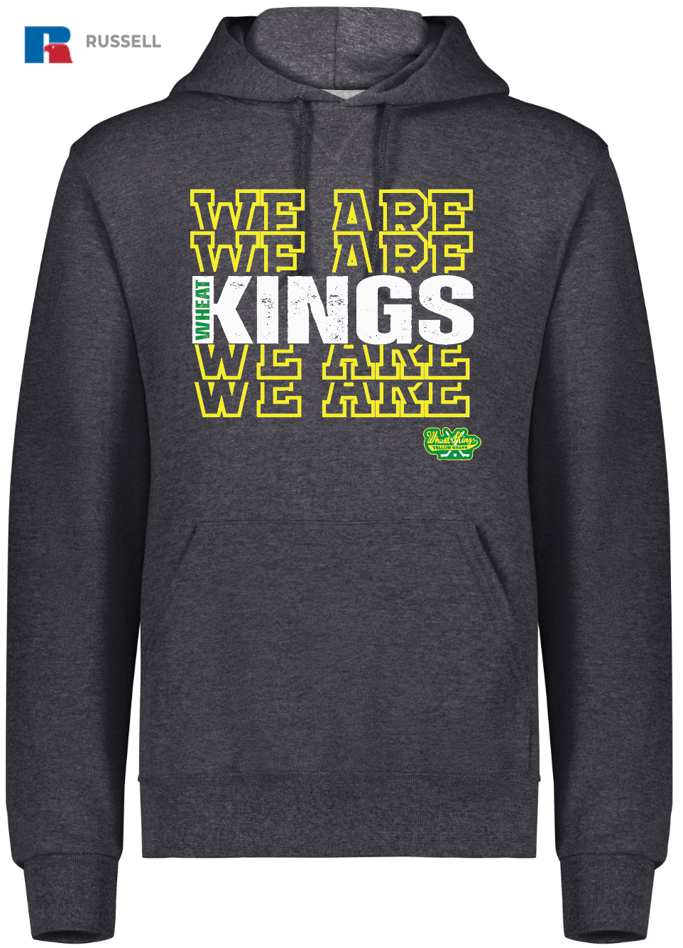 Wheat Kings - RUSSEL BRAND - " We are kings" Adult and Youth (Black or Grey)