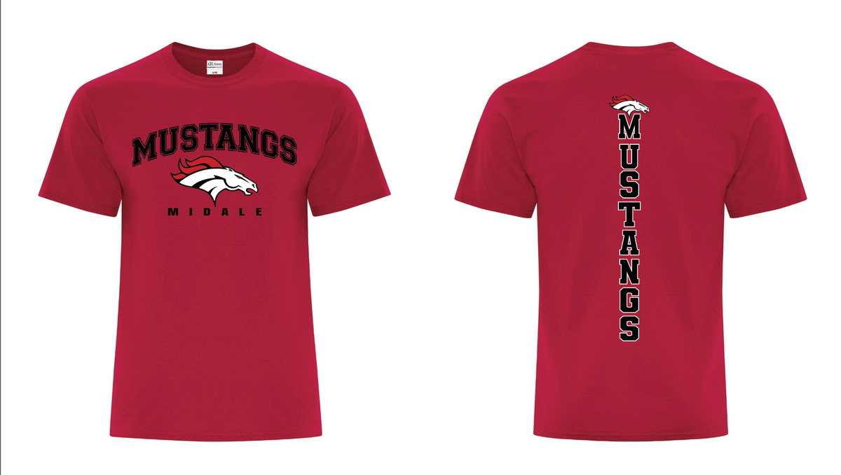 Mustangs - Classic Tee - Back Graphic