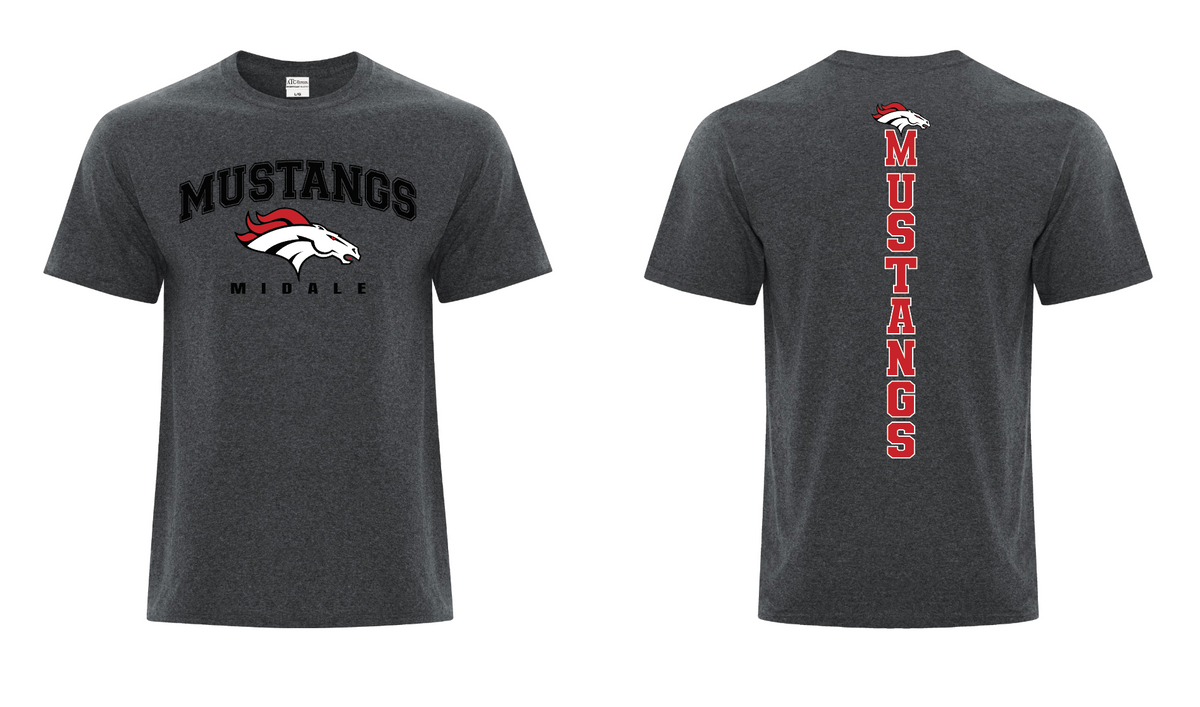 Mustangs - Classic Tee - Back Graphic