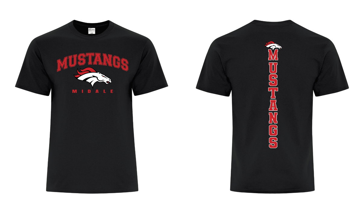 Mustangs - Classic Tee - Back Graphic