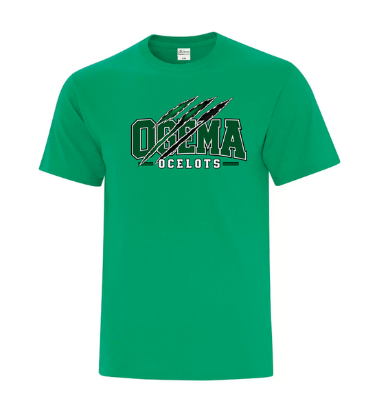 Ogema School - Graphic Tee - Block Letters with swipe