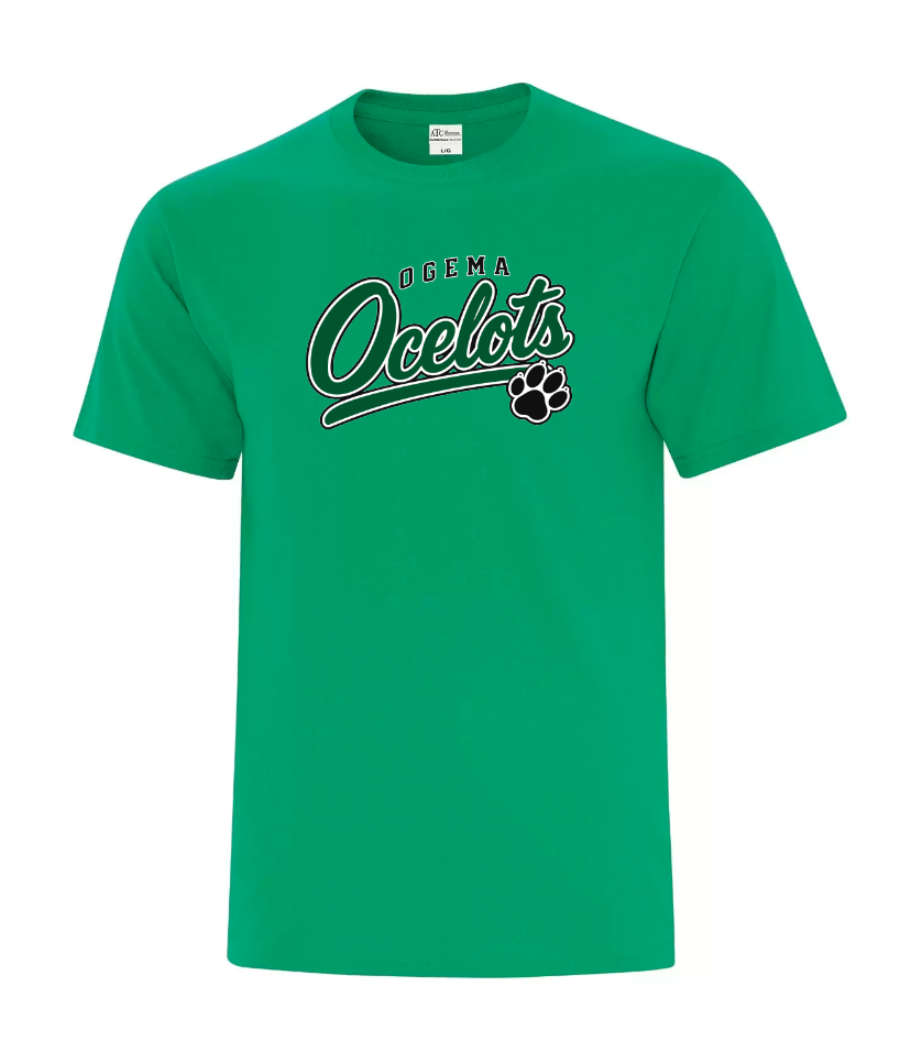 Ogema School - Graphic Tee - Varsity with Paw