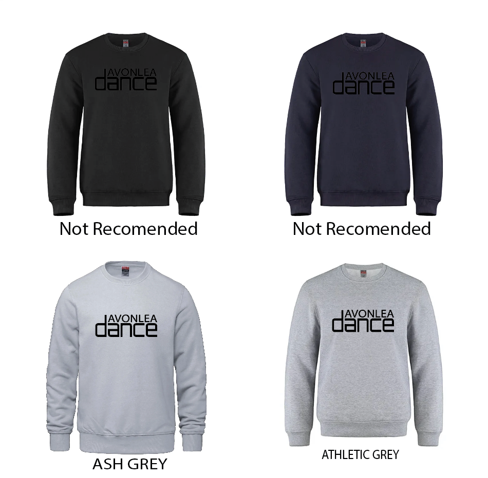Crew neck- Avonlea Dance - Logo Without Dancer