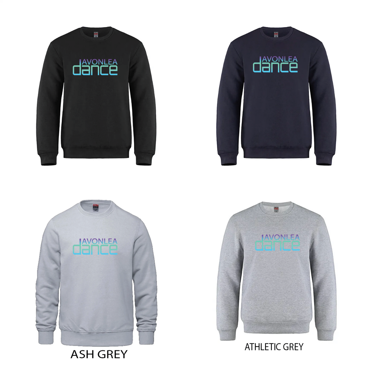 Crew neck- Avonlea Dance - Logo Without Dancer