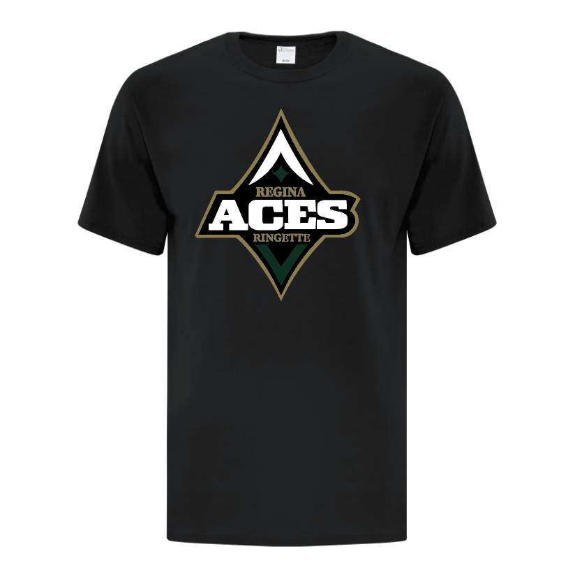 Aces Ringette - Youth and adult -  Aces Logo Large - Classic Gym Tee