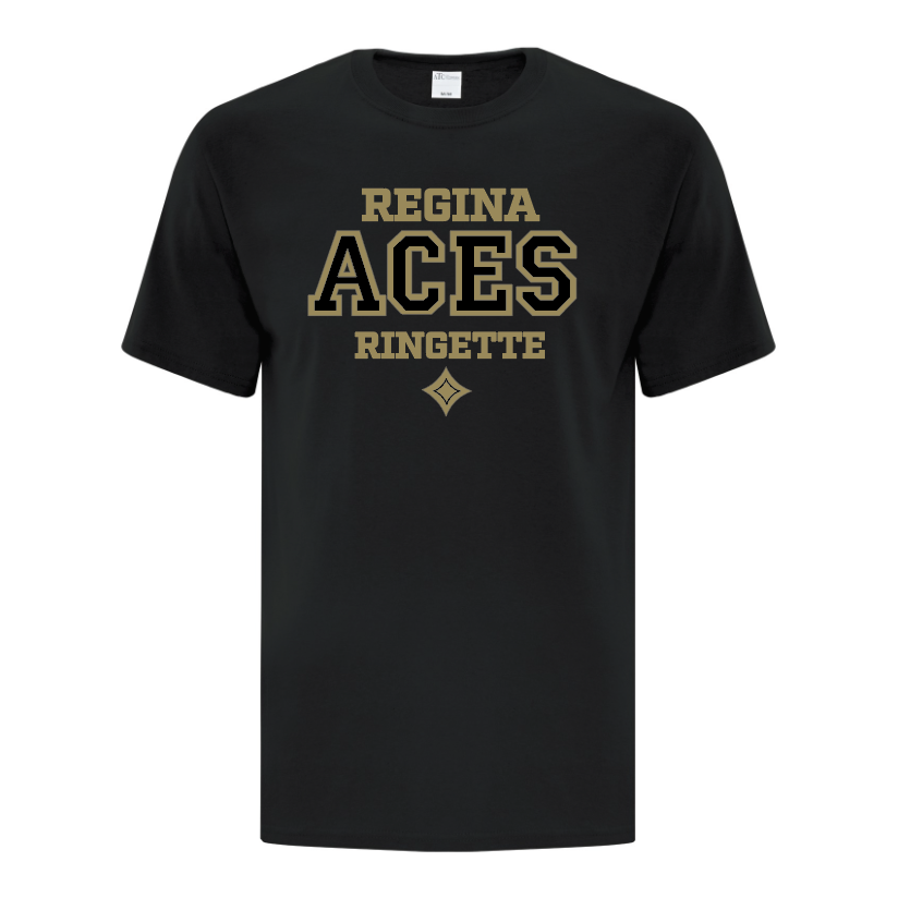 Aces Ringette - Youth and adult -  Varsity Logo - Classic Gym Tee